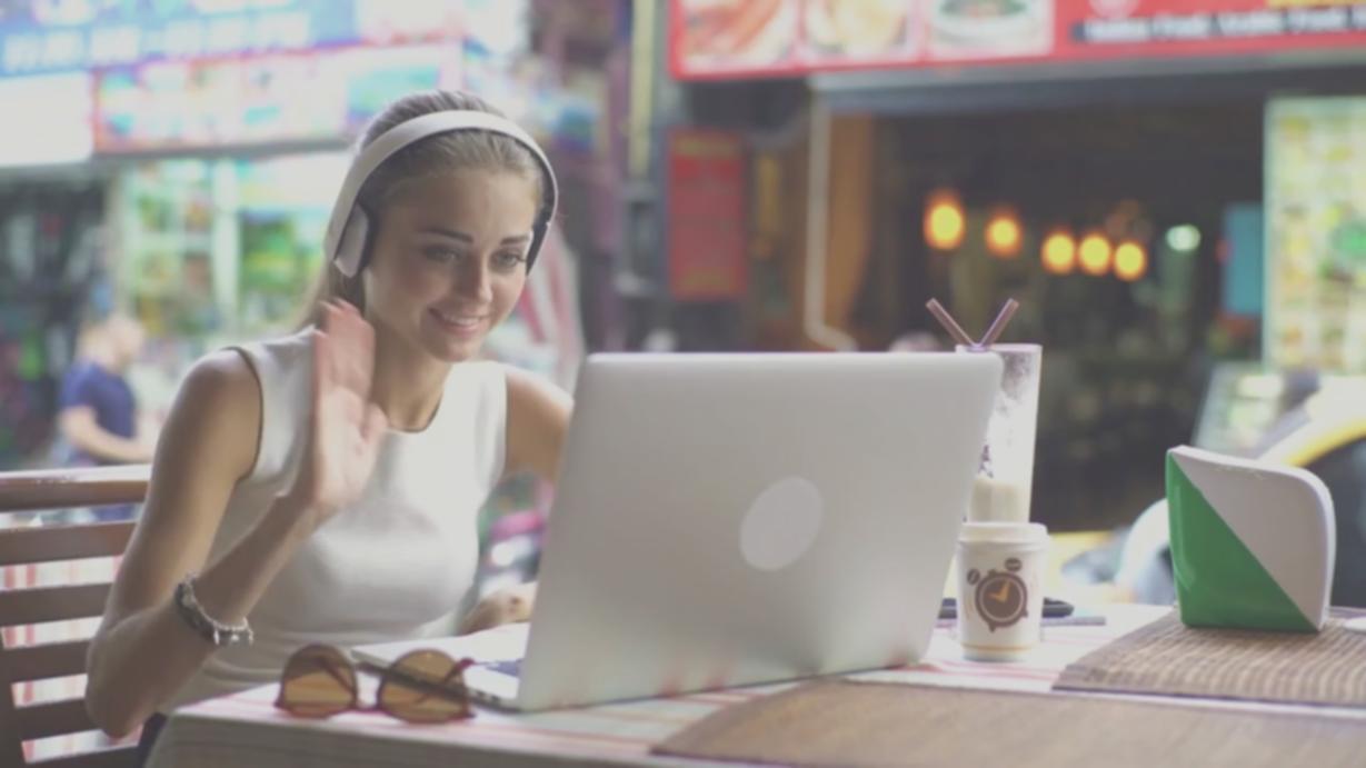 Entrepreneur working through a business plan at a desk